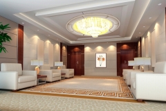 Office Foyer with Tiger Lilies Xray